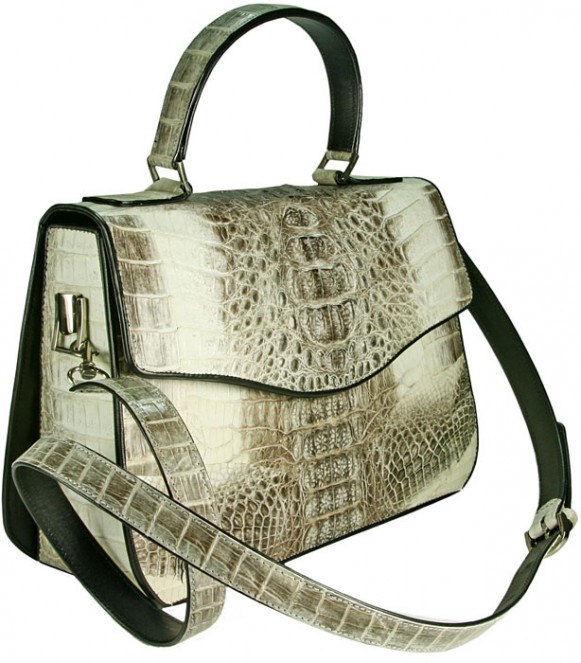Genuine Alligator Skin Handbag