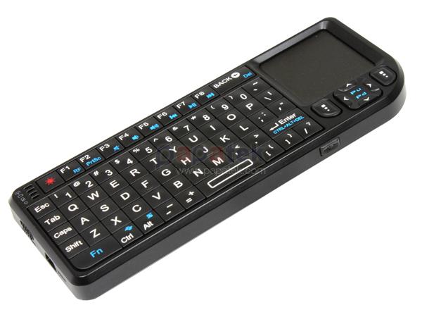 2.4G wireless Rii Mini PC keyboard with touchpad black