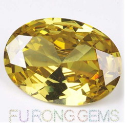 Cubic zirconia oval Cut Loose Stones