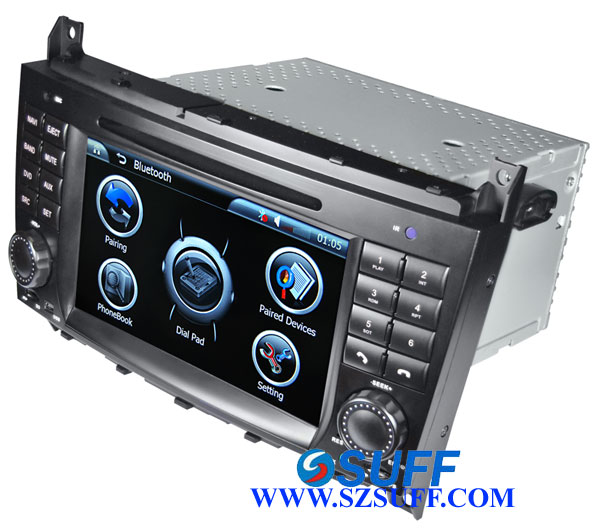 7 inch Special Car DVD Player for Benz C-Class