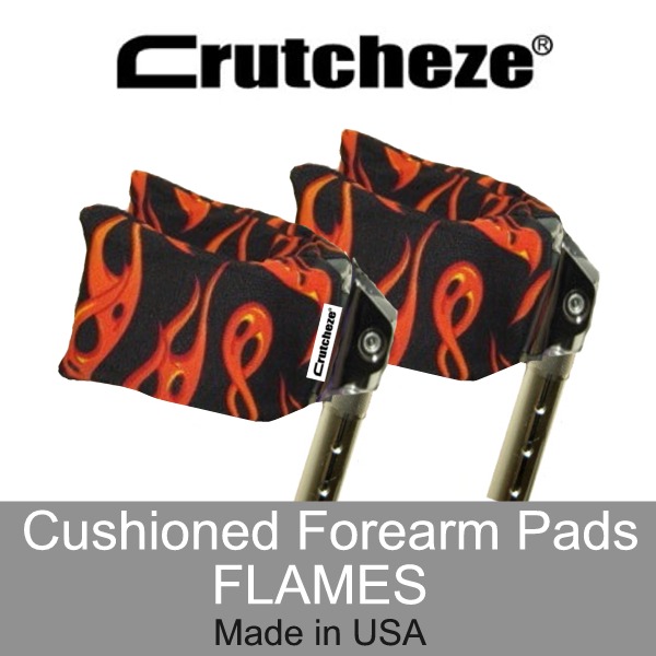 FlamesForearmPads600x600Logo