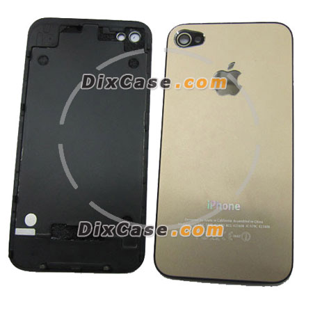 iPhone 4 metal back cover Gold