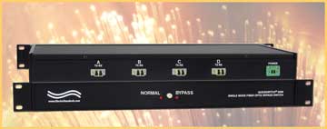 M6296 Single Mode LC Duplex Fiber Bypass Switch