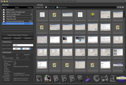 Mac PDF Image Extractor screen shot