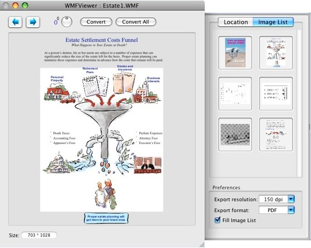 WMF converter screen shot