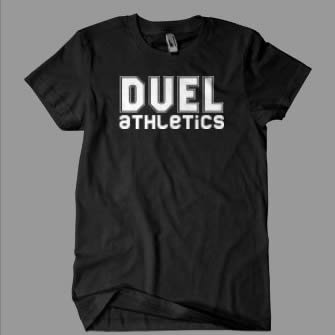 DUEL athletics logo MMA Shirt Black