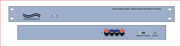 Model 7141 1-Channel Normal/Bypass Switch, E1