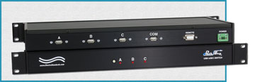 Model 4507 USB Type-A A/B/C Switch w/ RS232 Remote