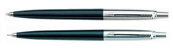 Parker Jotter Black Ballpoint Pen and Pencil Set with Pen Case
