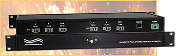 QuickSwitch M6302 2-Channel LC Duplex A/B Switch