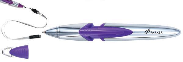 Parker Slinger II Special Edition Chrome Purple Ballpoint Pen