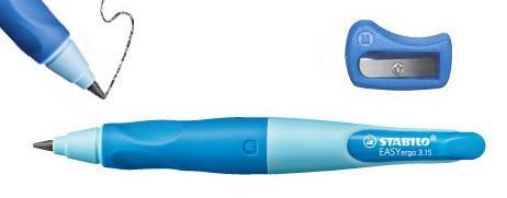 Stabilo EASYergo 3.15mm Pencil with Sharpener - Blue