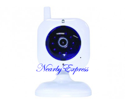 Wireless Wired IP Camera with Nightvision Two Way Audio White