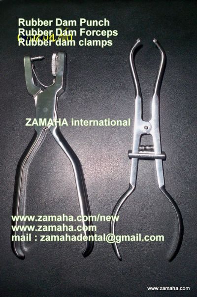 Rubber Dam punch_rubber dam forceps_dam clamps_small