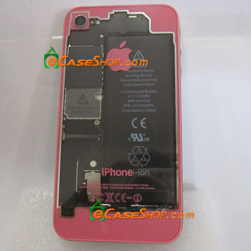 iPhone 4 Rear Panel Transparent Pink