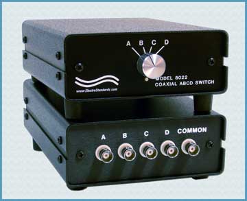 Model 8022 BNC Coaxial A/B/C/D Switch, Manual