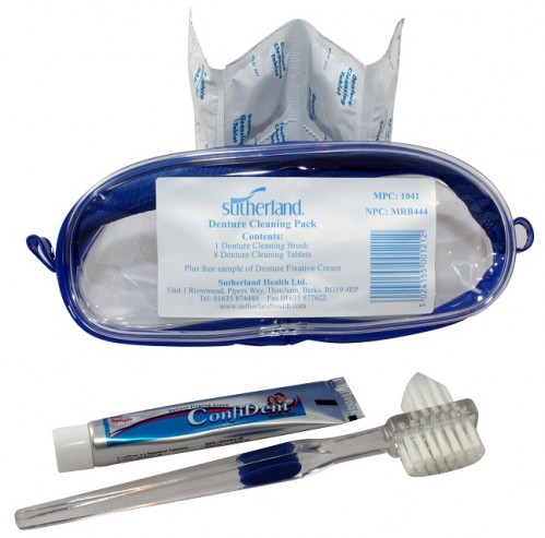 Denture cleaning packsmaller